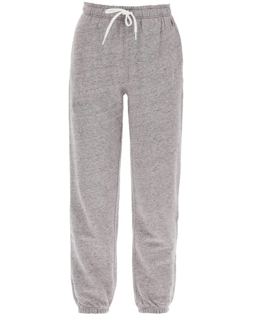Polo Ralph Lauren "sporty Pants Met Geborduurd Logo in het Gray
