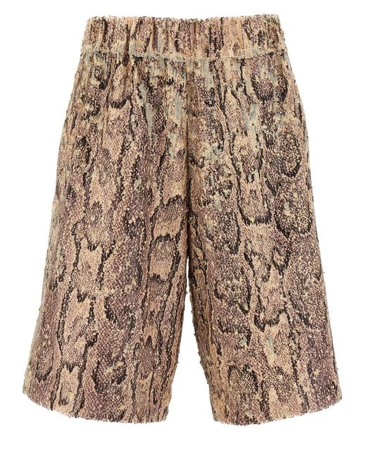 Dries Van Noten Natural Trocknen Van Note 'Pomy' Bermuda -Shorts