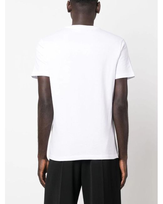 Versace White Medusa Motif T Shirt