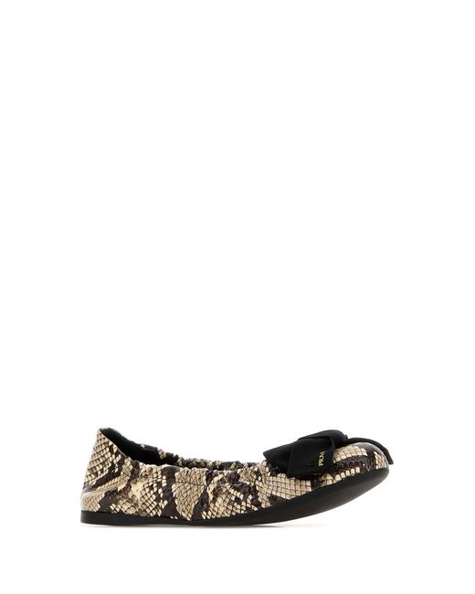 Prada Multicolor Multi Color Slip On Ballet Flats