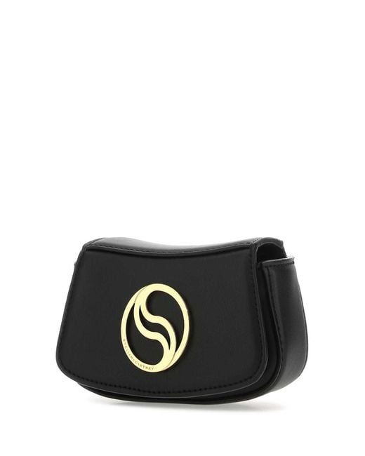 Stella McCartney Black Biscuit Alter Mat Mini Shoulder Bag