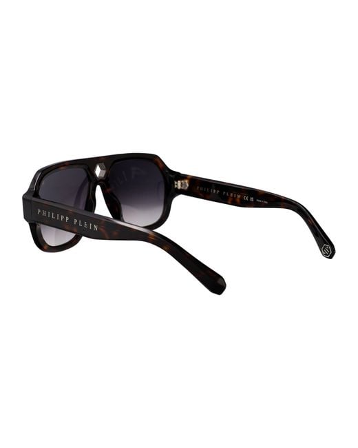 Philipp Plein Black Sunglasses for men