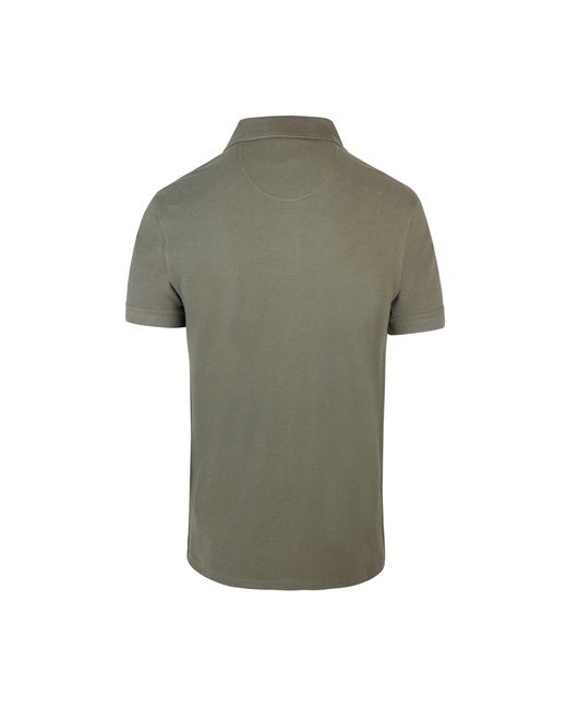 Barbour Green Polo Piquet Verde