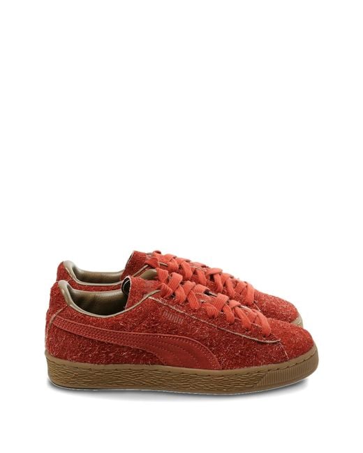 PUMA Red Suede Fuzzy Danielle Cathari