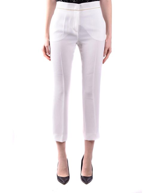 Max Mara Broek Wit in het Pink