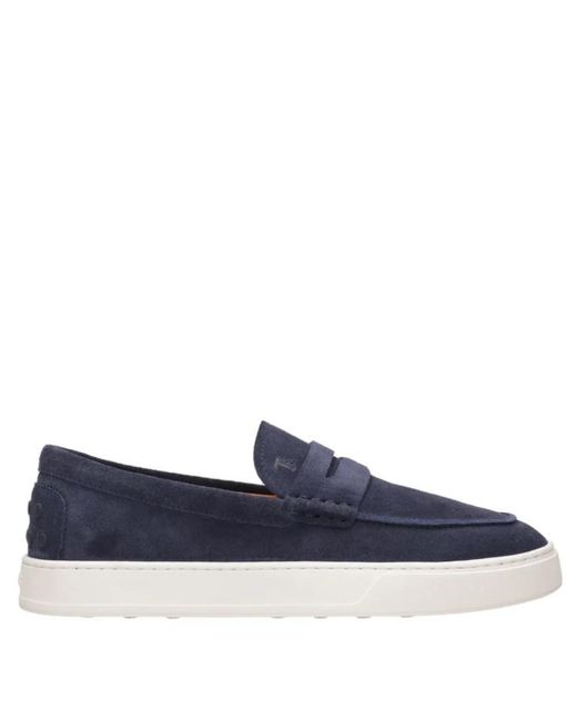 Tod's Blue Mocassino Cassetta 04 L