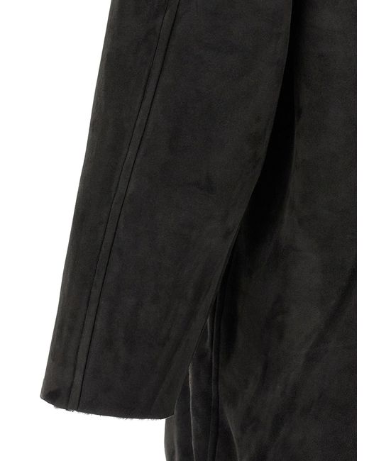 Giorgio Brato Long Sheepskin in het Black voor heren