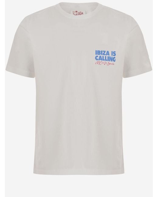 Mc2 Saint Barth White T-Shirt Cotton for men
