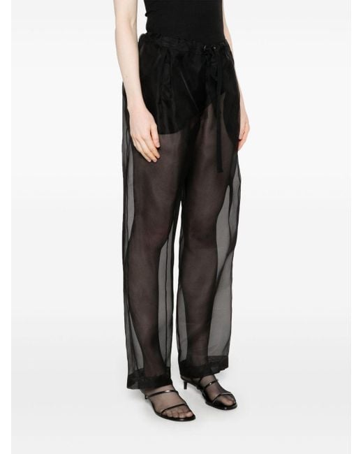 Khaite Gray Trenton Trousers