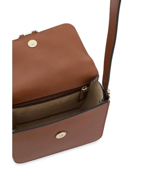 Longchamp Brown Box Trab Small Crossbody Bag
