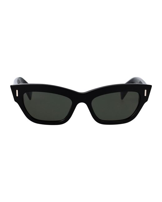McQueen Black Acetate Sunglasses