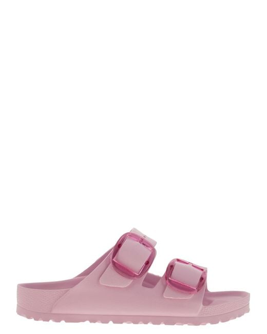 Birkenstock Arizona Big Buckle Eva Sandal Met Gespen in het Pink