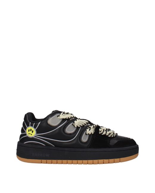 Barrow Black Sneakers Skate Leather