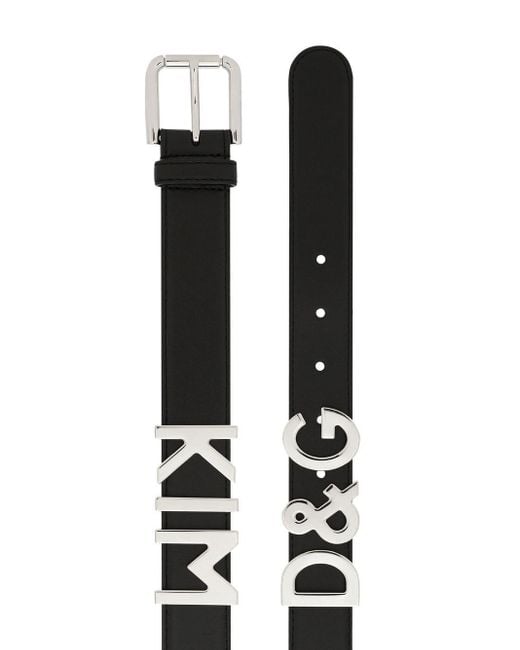 Dolce & Gabbana Black 'Kim D&G' Belt