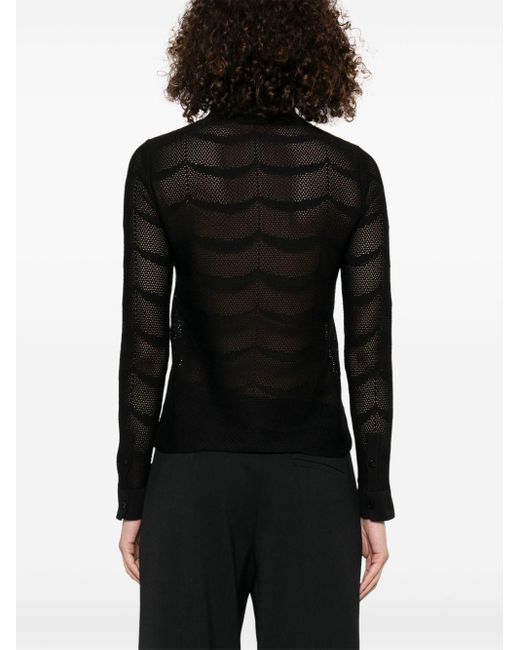 Tom Ford Black Cotton And Silk Shirt