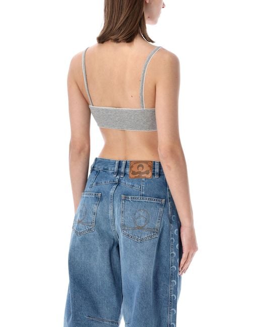 MARINE SERRE Blue Top