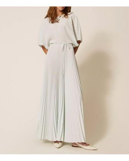 Twinset Natural Long Dress