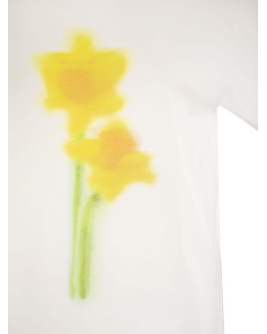Nebbie T-shirt avec imprimé Sportmax en coloris White