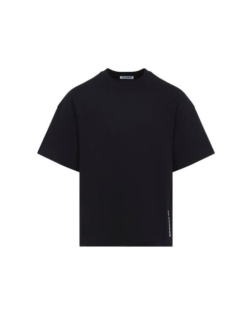 Jil Sander Black Oversized Short-Sleeve T-Shirt