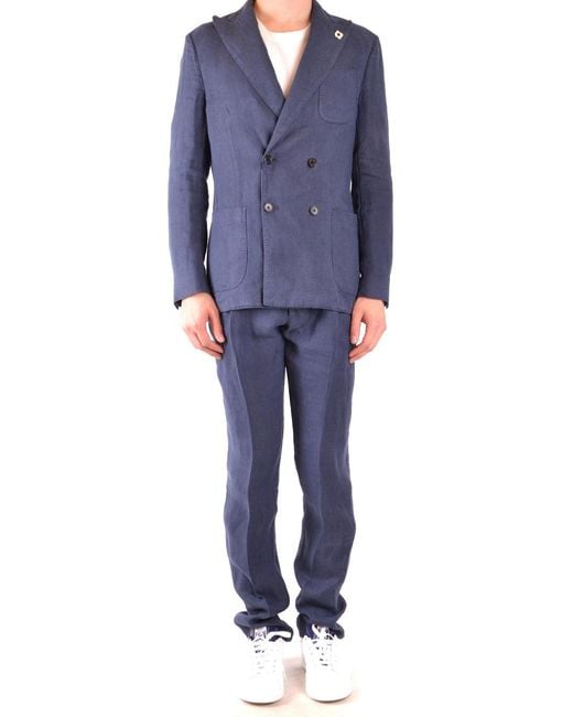 Lardini Blue Suit for men