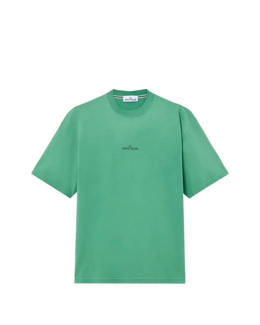 Stone Island Green T Shirt