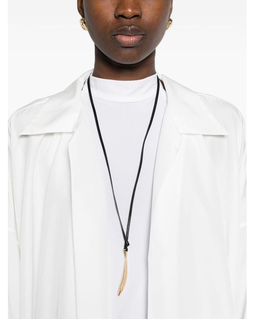 Norma Kamali White Oversized Shirt Dress
