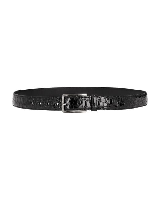 Prada Black Leather Belt