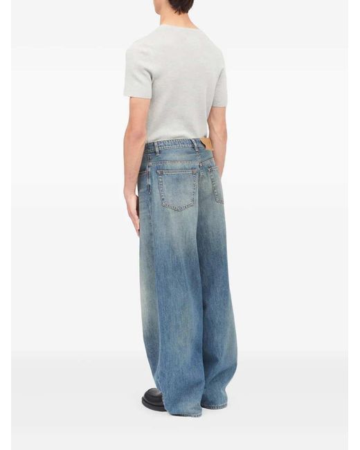 MM6 by Maison Margiela Blue Jeans With Inserts for men