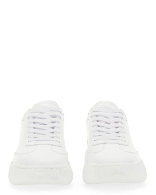 Stella McCartney White Loop Sneaker With Laces