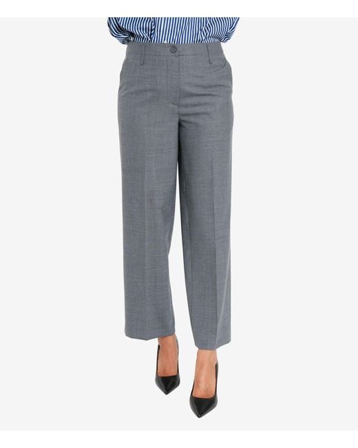 Semicouture Gray Trousers