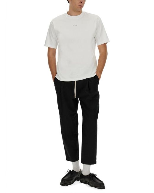 Drole de Monsieur Black Cropped Pants for men