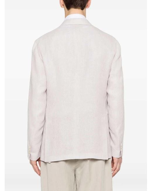 Lardini White Roma Jacket for men