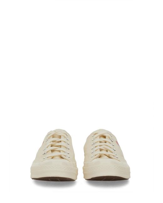 COMME DES GARÇONS PLAY White Sneaker With Logo for men