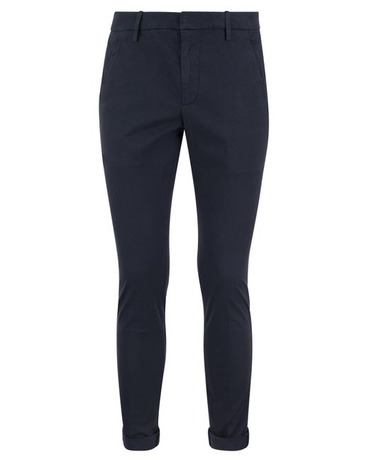 Dondup Blue Gaubert Slim Fit Trousers