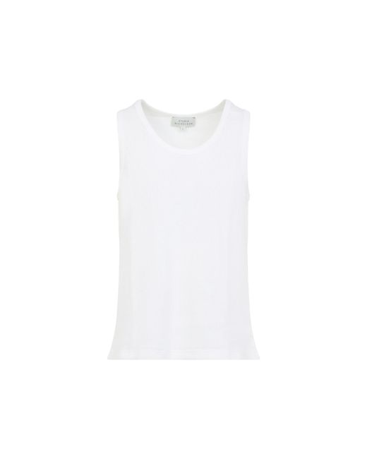 Studio Nicholson White Razim Vest