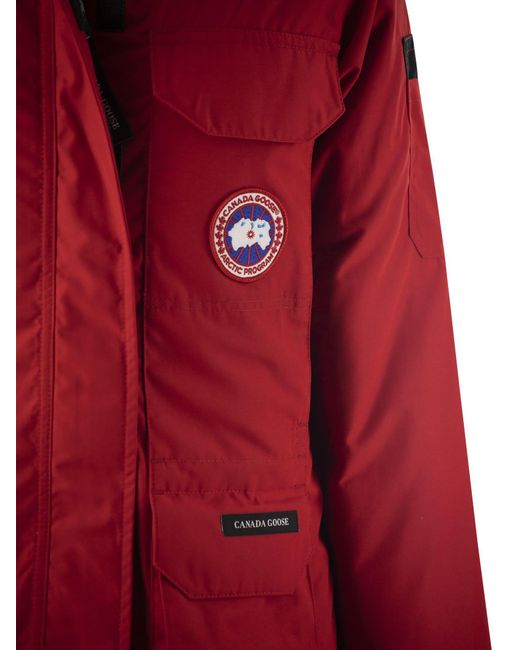 Canada Goose Expedition Fusion Fit Parka in het Red