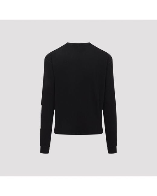 Amiri Black Bones Long Sleeves Tee