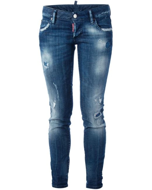 DSquared² Blue 'Super Slim' Jeans