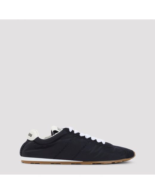 Baskets en polyamide Miu Miu en coloris Blue