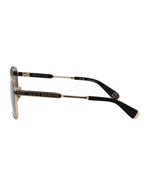 Philipp Plein Green Sunglasses for men