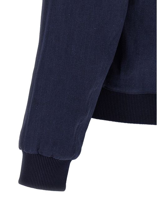 Zegna Blue Bomber Oasi Lino for men