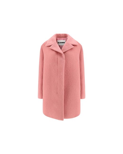 Jil Sander Pink Single-Breasted Coats