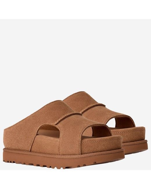 Ugg Brown Goldenstar Hi Cutout Sandals