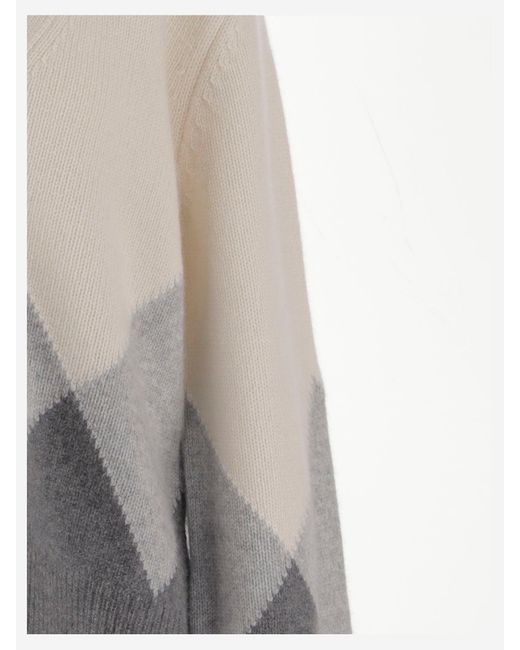 Cárdigan de cachemir con sombras arch4 de color Gray