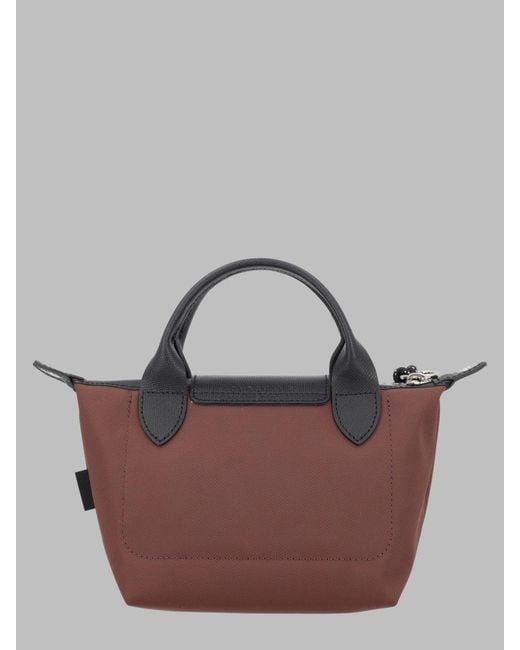 Longchamp Brown Crossover Mini Crossbody Bag