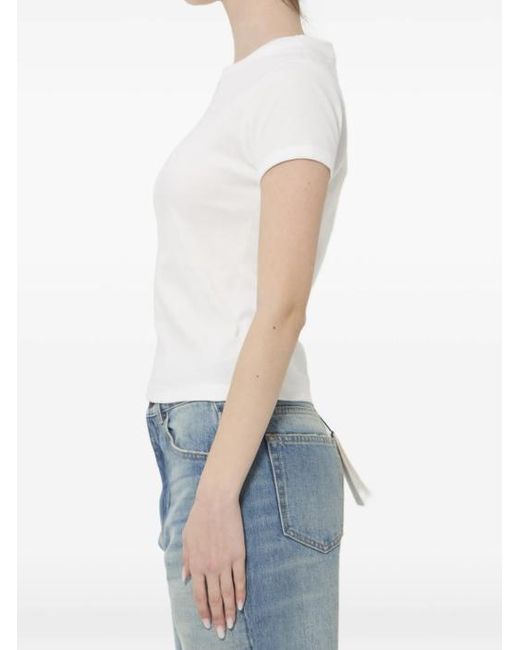 Saint Laurent T-shirt in het White