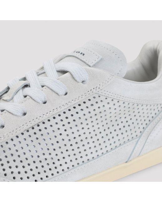 Baskets En Daim Ajouré Kiton pour homme en coloris White