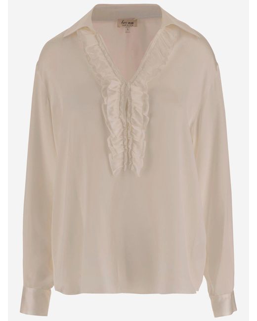 HER SHIRT HER DRESS Natural Her Shirt