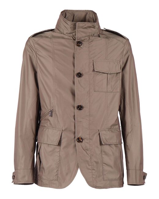 Moorer Brown Porto Km Jacket for men