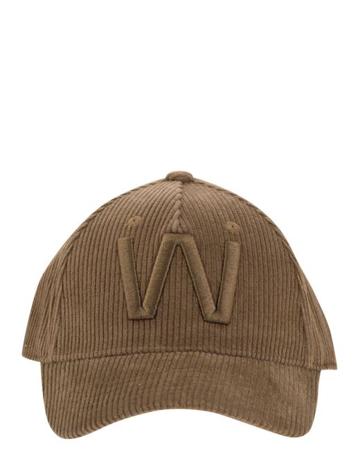 Zaza Velvet Cappello Da Baseball di Weekend by Maxmara in Brown